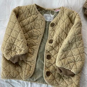 Zara tan corduroy 3-4t jacket
